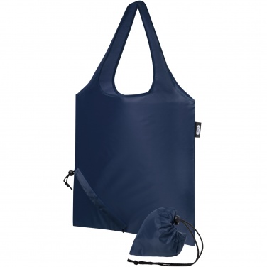Logo trade business gifts image of: Sabia RPET foldable tote bag 7L
