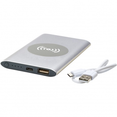 Logo trade corporate gifts picture of: Juice 4000mAh wireless power bank 