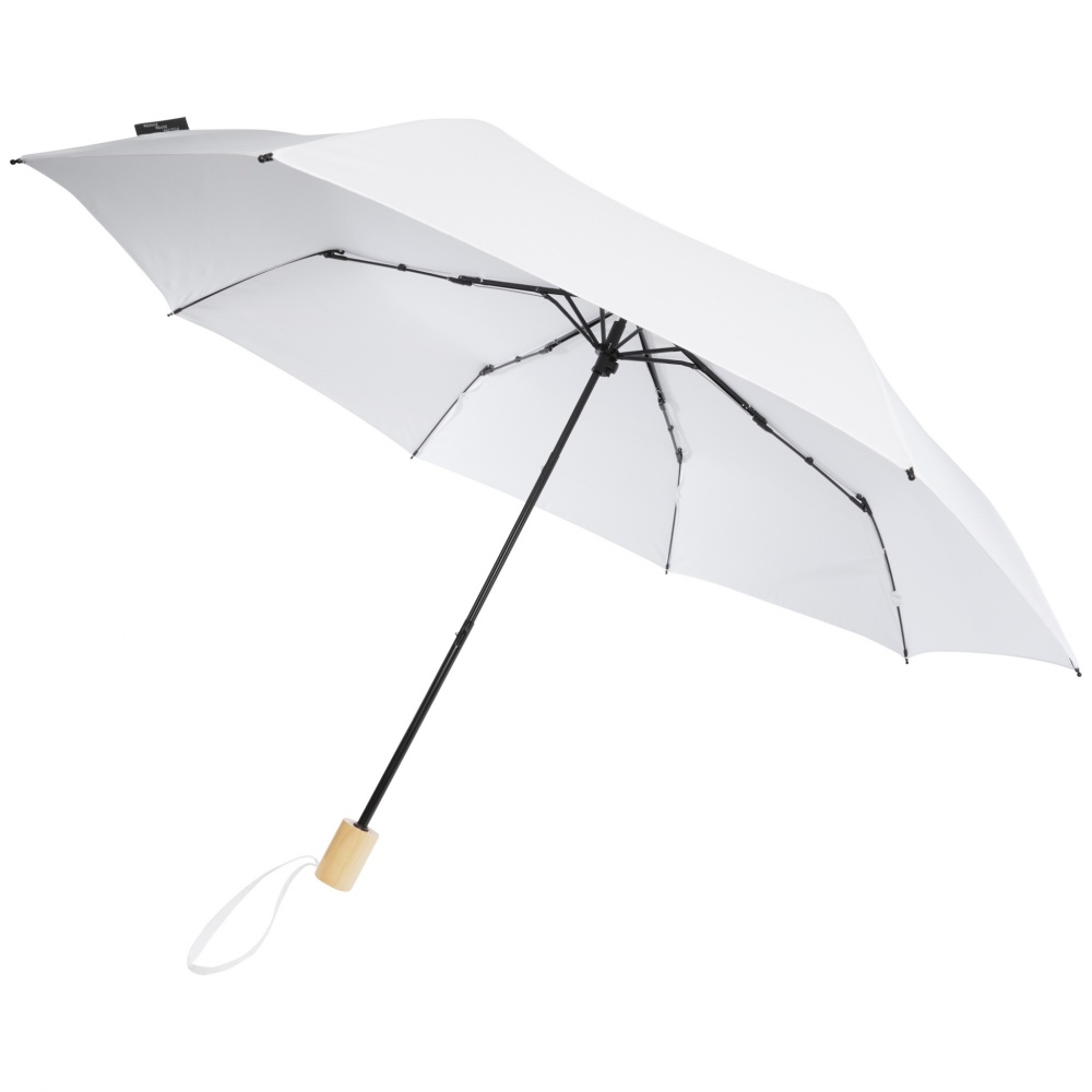 Logotrade corporate gift image of: Birgit 21'' foldable windproof recycled PET umbrella