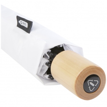 Logo trade promotional giveaways image of: Birgit 21'' foldable windproof recycled PET umbrella