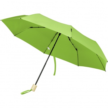 Logo trade promotional giveaways picture of: Birgit 21'' foldable windproof recycled PET umbrella