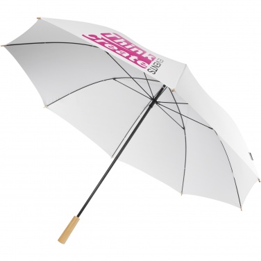 Logotrade promotional item image of: Romee 30'' windproof recycled PET golf umbrella