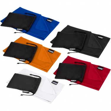 Logo trade advertising products image of: Raquel cooling towel made from recycled PET 80x30 cm