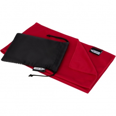 Logo trade promotional merchandise picture of: Raquel cooling towel made from recycled PET 80x30 cm