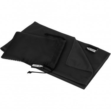 Logo trade promotional giveaway photo of: Raquel cooling towel made from recycled PET 80x30 cm