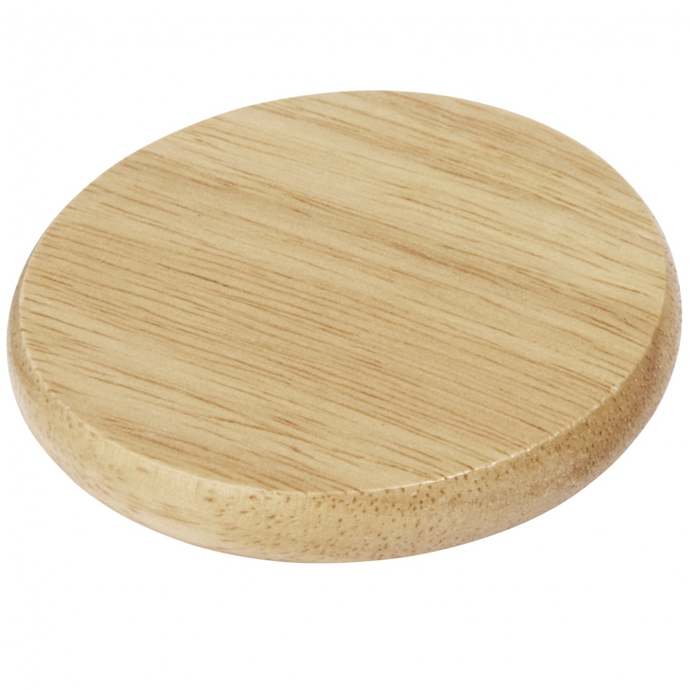 Logotrade promotional merchandise image of: Scoll wooden coaster with bottle opener