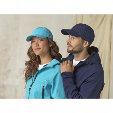 Logotrade promotional gift picture of: Mica 6 panel GRS recycled cool fit cap