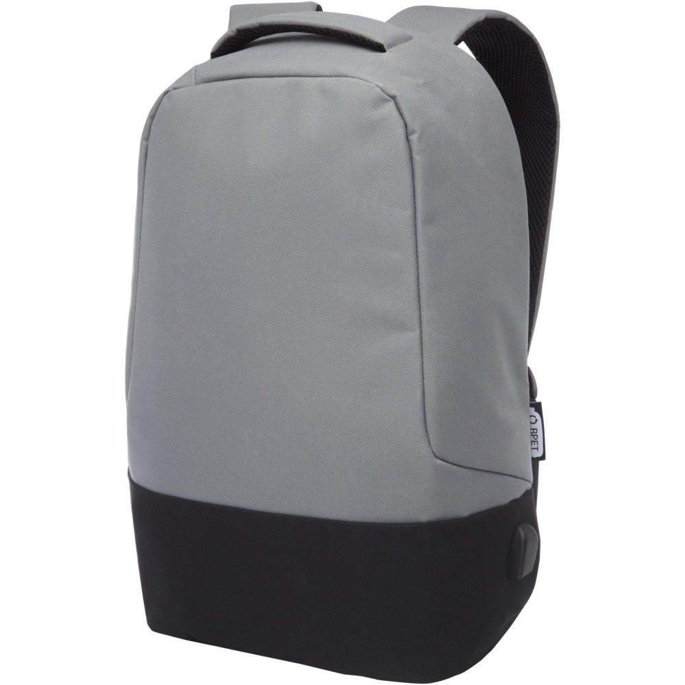 Logo trade advertising products image of: Cover GRS RPET anti-theft backpack 18L