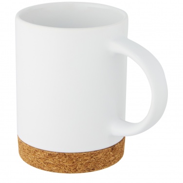 Logo trade corporate gift photo of: Neiva 425 ml ceramic mug with cork base