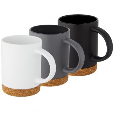 Logotrade promotional item image of: Neiva 425 ml ceramic mug with cork base