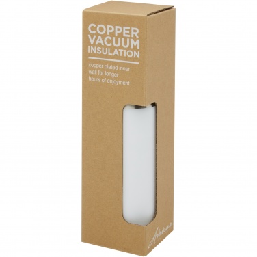 Logotrade corporate gifts photo of: Hulan 540 ml copper vacuum insulated stainless steel bottle with bamboo lid