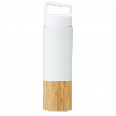 Logo trade promotional giveaways picture of: Torne 540 ml  stainless steel bottle with bamboo outer wall