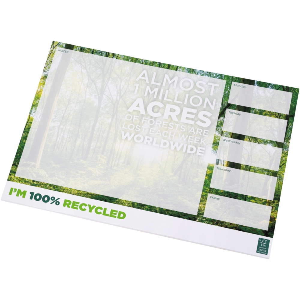 Logotrade promotional giveaways photo of: Desk-Mate® A3 recycled notepad