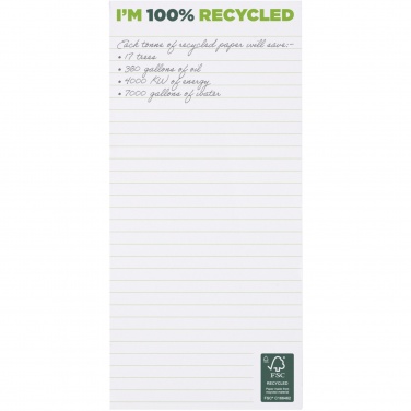 Logotrade promotional merchandise image of: Desk-Mate® 1/3 A4 recycled notepad