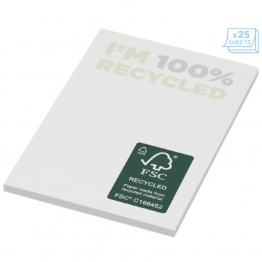 Logo trade promotional merchandise photo of: Sticky-Mate® recycled sticky notes 50 x 75 mm
