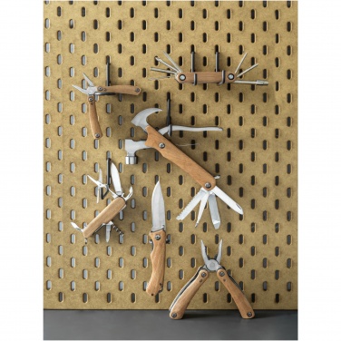 Logo trade promotional items picture of: Anderson 12-function medium wooden multi-tool