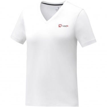 Logotrade promotional merchandise photo of: Somoto short sleeve women's V-neck t-shirt 