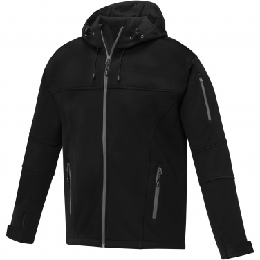 Logo trade promotional giveaways image of: Match men's softshell jacket