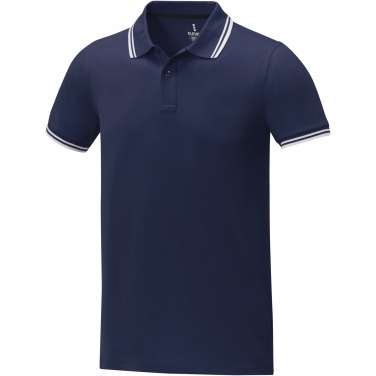 Logo trade promotional giveaways image of: Amarago short sleeve men's tipping polo