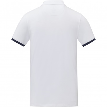 Logo trade promotional giveaways picture of: Morgan short sleeve men's duotone polo