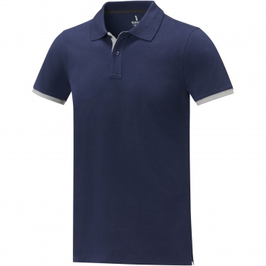 Logo trade promotional products picture of: Morgan short sleeve men's duotone polo
