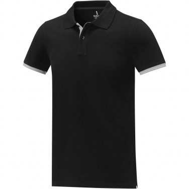 Logotrade promotional products photo of: Morgan short sleeve men's duotone polo