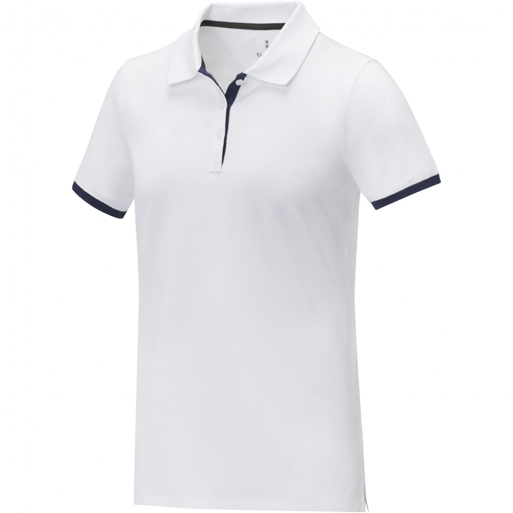 Logotrade promotional merchandise photo of: Morgan short sleeve women's duotone polo
