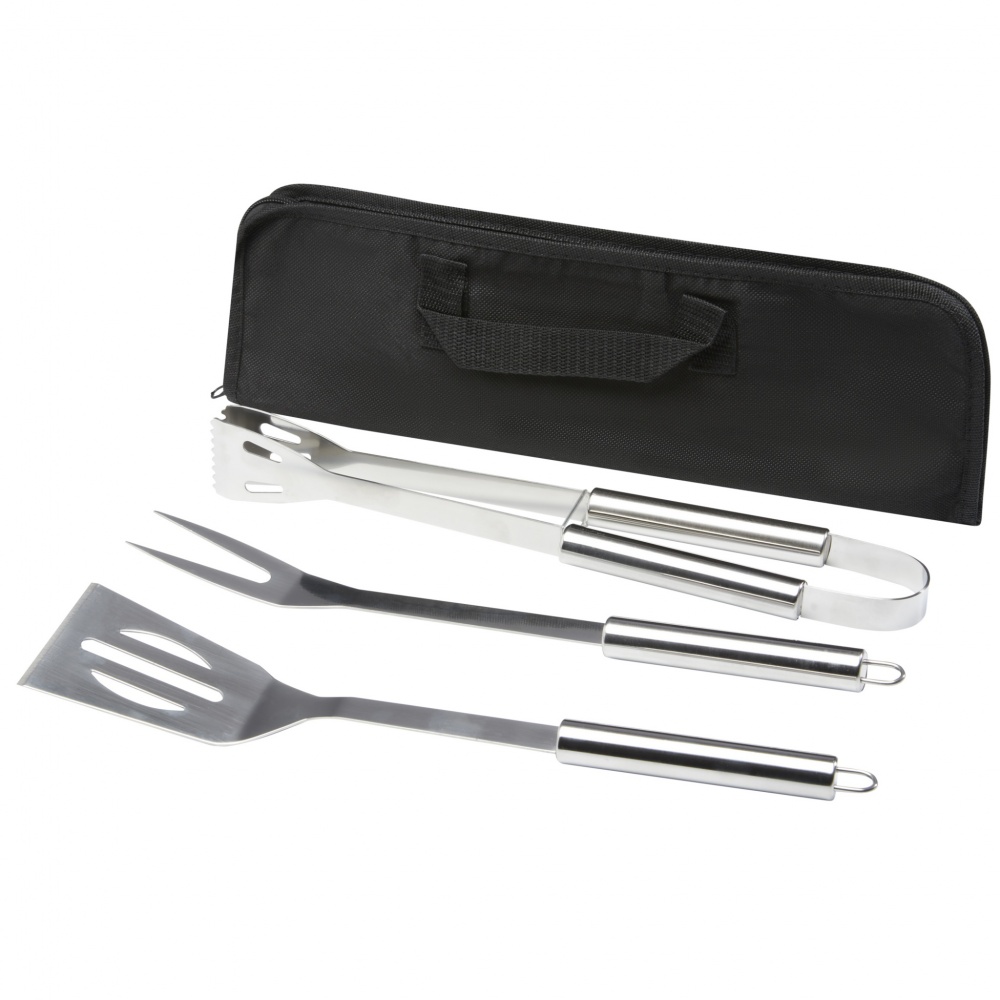 Logo trade corporate gifts image of: Barcabo BBQ 3-piece set