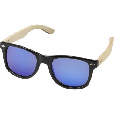Logotrade promotional giveaway image of: Taiyō rPET/bamboo mirrored polarized sunglasses in gift box