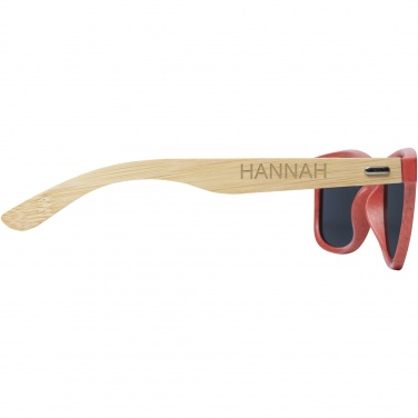 Logo trade promotional items picture of: Sun Ray bamboo sunglasses
