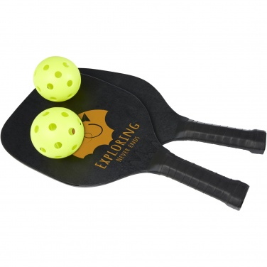 Logo trade promotional giveaways picture of: Enrique paddle set in mesh pouch