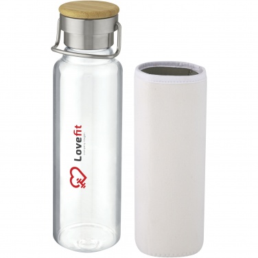 Logotrade business gift image of: Thor 660 ml glass bottle with neoprene sleeve