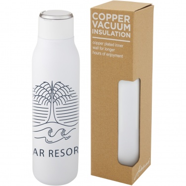 Logotrade promotional merchandise image of: Marka 600 ml copper vacuum insulated bottle with metal loop