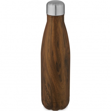 Logotrade business gifts photo of: Cove 500 ml vacuum insulated stainless steel bottle with wood print