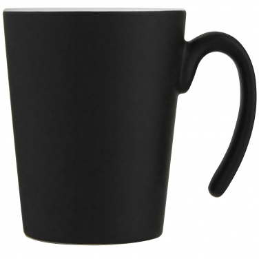 Logo trade promotional item photo of: Oli 360 ml ceramic mug with handle