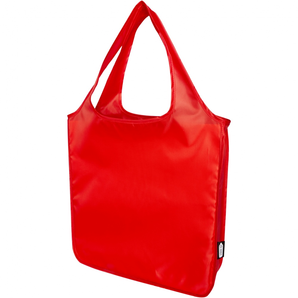 Logo trade promotional merchandise photo of: Ash RPET large foldable tote bag 14L