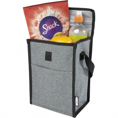 Logo trade corporate gifts picture of: Reclaim 4-can GRS RPET cooler bag 5L