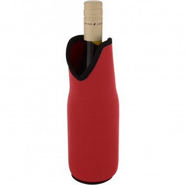 Logo trade promotional gift photo of: Noun recycled neoprene wine sleeve holder