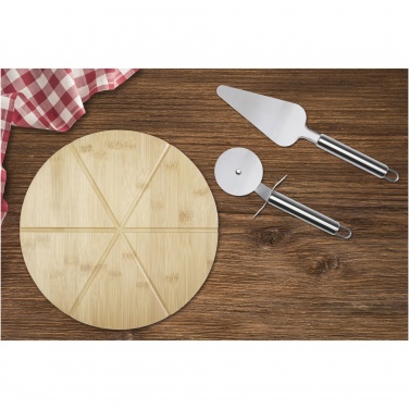 Logotrade corporate gift image of: Mangiary bamboo pizza peel and tools