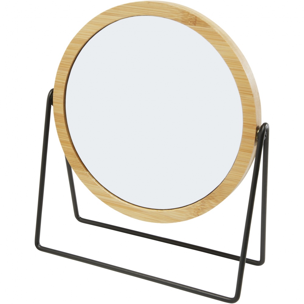 Logo trade promotional items image of: Hyrra bamboo standing mirror