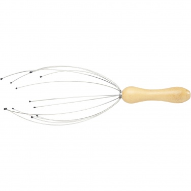 Logo trade corporate gift photo of: Hator bamboo head massager