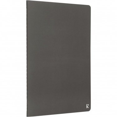 Logo trade business gifts image of: Karst® A5 stone paper journal twin pack