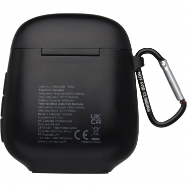 Logotrade corporate gift picture of: Remix auto pair True Wireless earbuds and speaker
