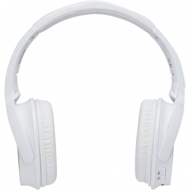 Logo trade promotional products image of: Athos bamboo Bluetooth® headphones with microphone