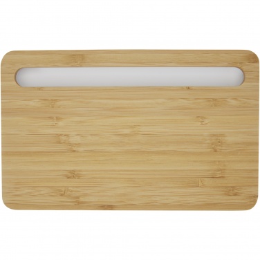 Logo trade advertising products image of: Medake 10W bamboo wireless charger