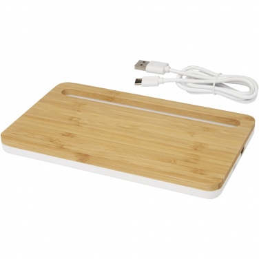Logotrade corporate gift picture of: Medake 10W bamboo wireless charger