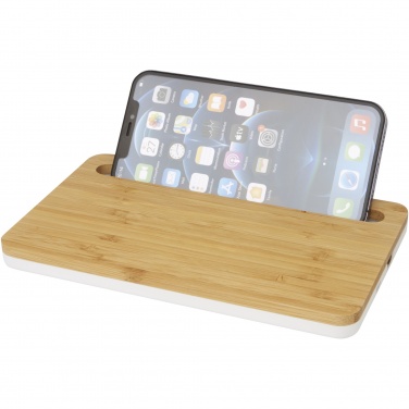 Logotrade promotional giveaway image of: Medake 10W bamboo wireless charger