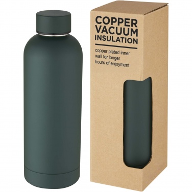 Logo trade business gifts image of: Spring 500 ml copper vacuum insulated bottle