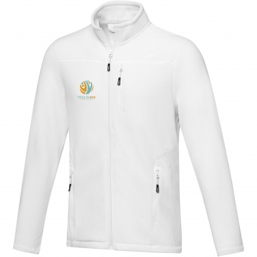 Logo trade promotional merchandise picture of: Amber men's GRS recycled full zip fleece jacket