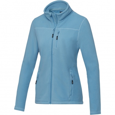 Logo trade promotional gift photo of: Amber women's GRS recycled full zip fleece jacket
